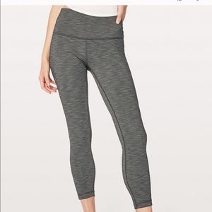 Lululemon leggings - wunder under HR 7/8 tight NWT